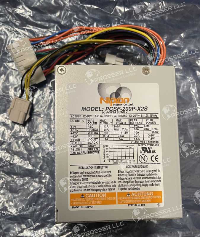 POWER-SUPPLY PCSF-200P-X2S3 N510037010AA 