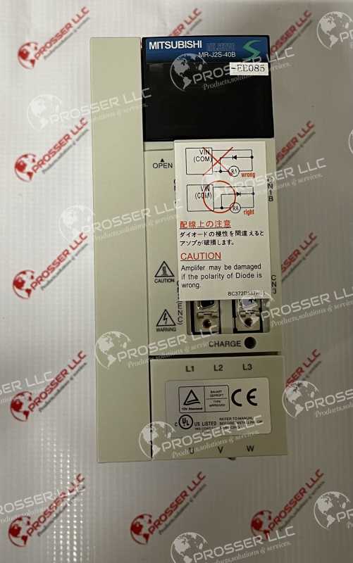 CONTROL UNIT FOR MOTOR (CM402M-L/DT401, X AXIS ) MR-J2S-40B-EE085 KXFP