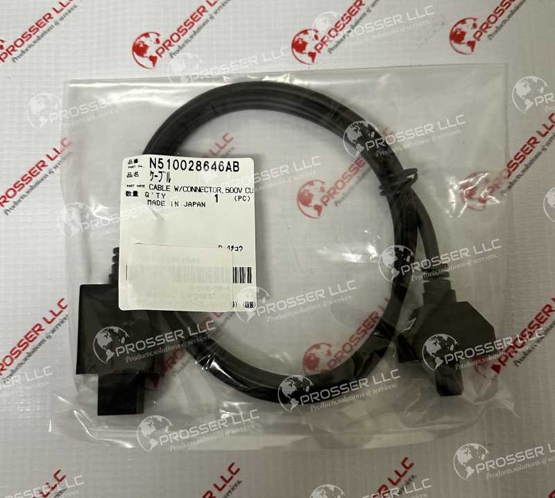 CABLE W/CONNECTOR 500V  N510028646AB N510028646AA