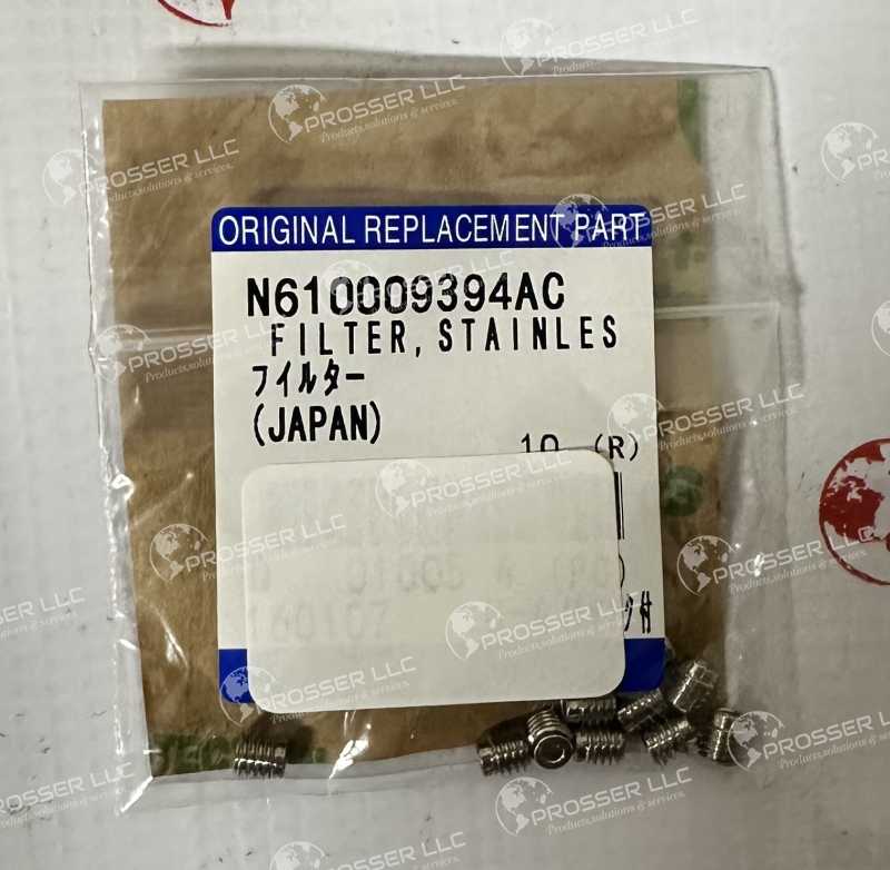  FILTER H-3 N610009394AC KXFX03EMA00 N610009394AA 