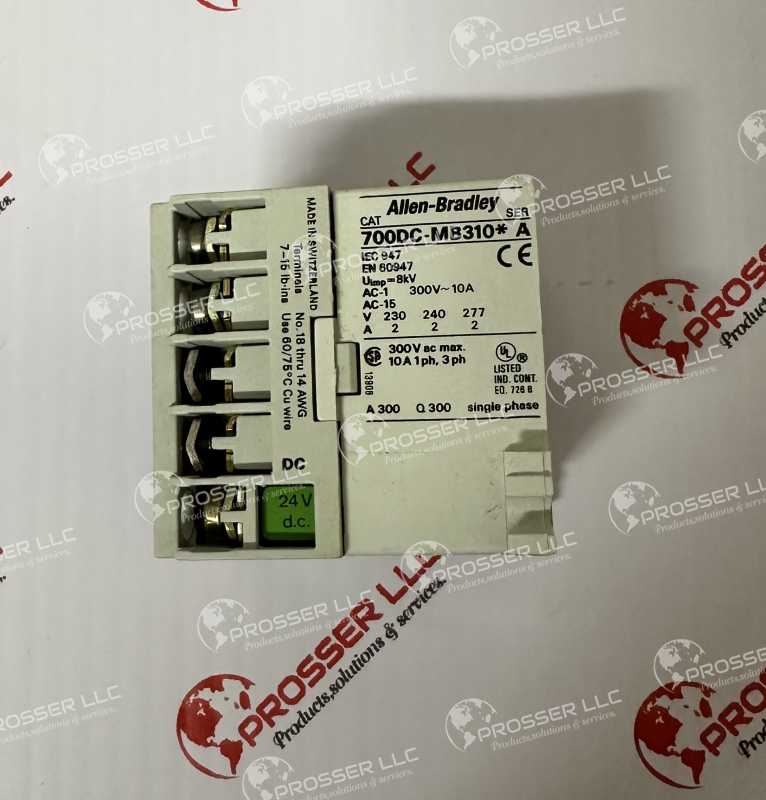 ALLEN-BRADLEY RELAY 24VDC 10A 700DC-MB310 