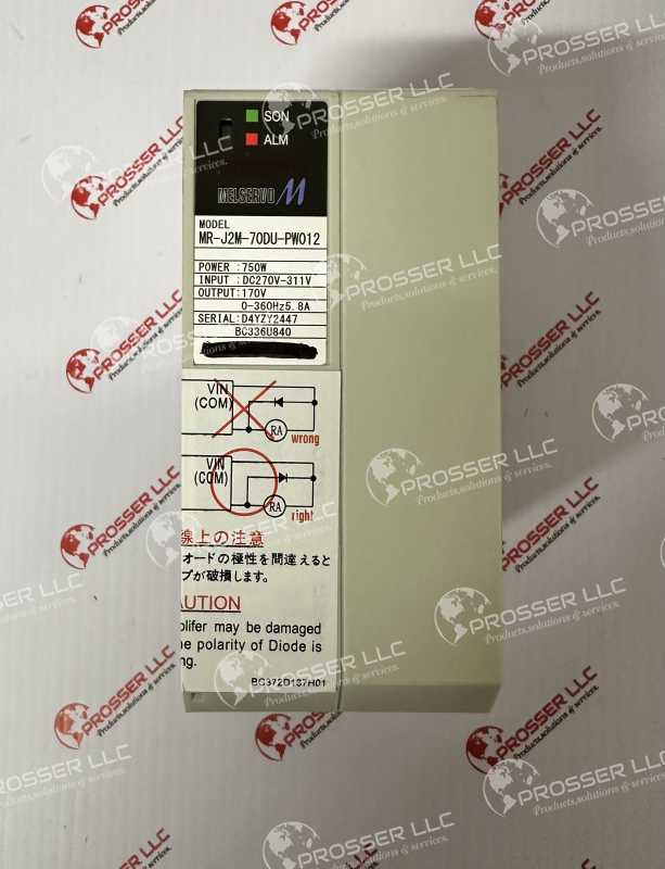 MR-J2M-70DU-PWO12 DRIVER FOR BM MACHINE N606MRJ2-234 