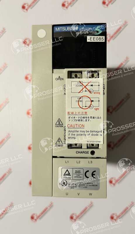 CONTROL UNIT FOR MOTOR (CM402M-L, Y-AXIS) MR-J2S-100B-EE085 KXFP6GB0A0