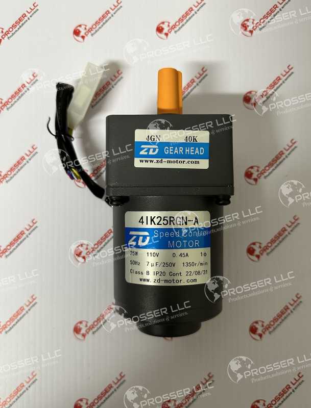 SET ZD GEAR MOTOR 4GN 40K+SPEED Control MOTOR 4IK25RGN-A 