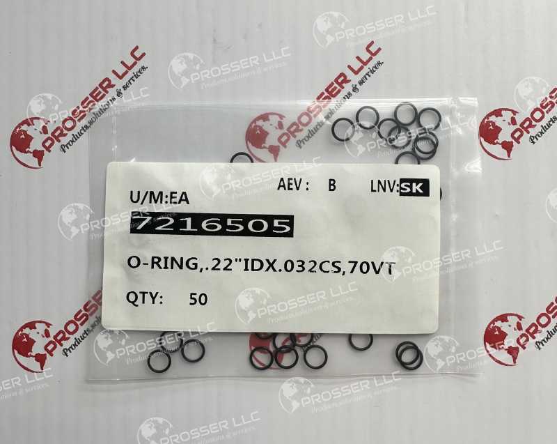 O-RING .22" IDX .032"CS 70VT 7216505 