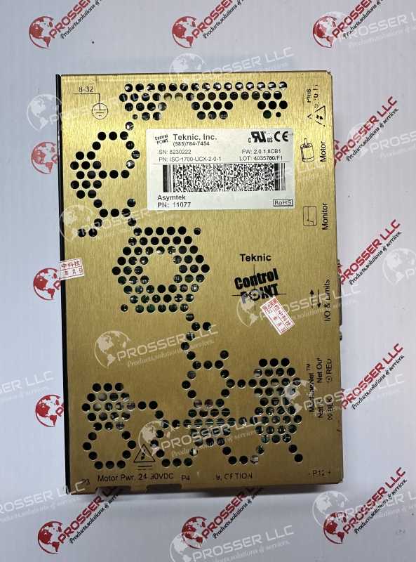 Driver Teknic Asymtek ISC-1700-UCX-2-0-1 