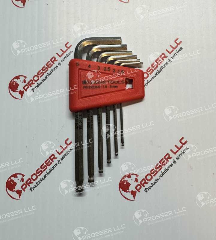 PB TOOL PB 212.H-5 KEY L-WRENCHES WIT BALL POINT PB 212.H-5 