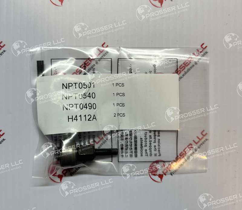 NPT0501 PIN, ROLLER NPT0540 COLLAR NPT0490 ROLLER H4112A BEARING