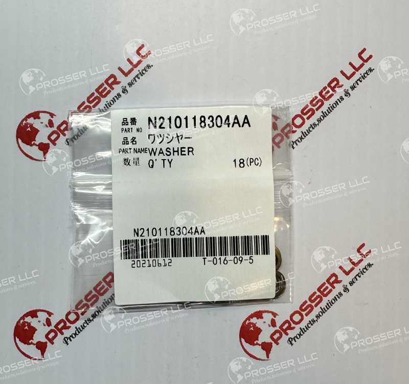 WASHER N210118304AA