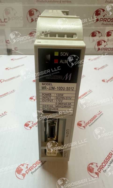 CONTROL UNIT N606MRJ2-233 MR-J2M-10DU-S012 
