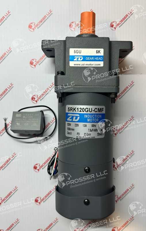 ZD SET MOTOR + GEAR HEAD 5RK120GU-CMF + 5GU5K ZD 