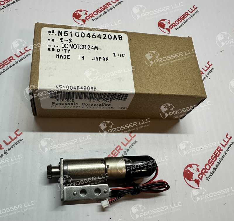MOTOR DC 2.4 W FEEDER 1216 MM N510046420AA N510046420AB 
